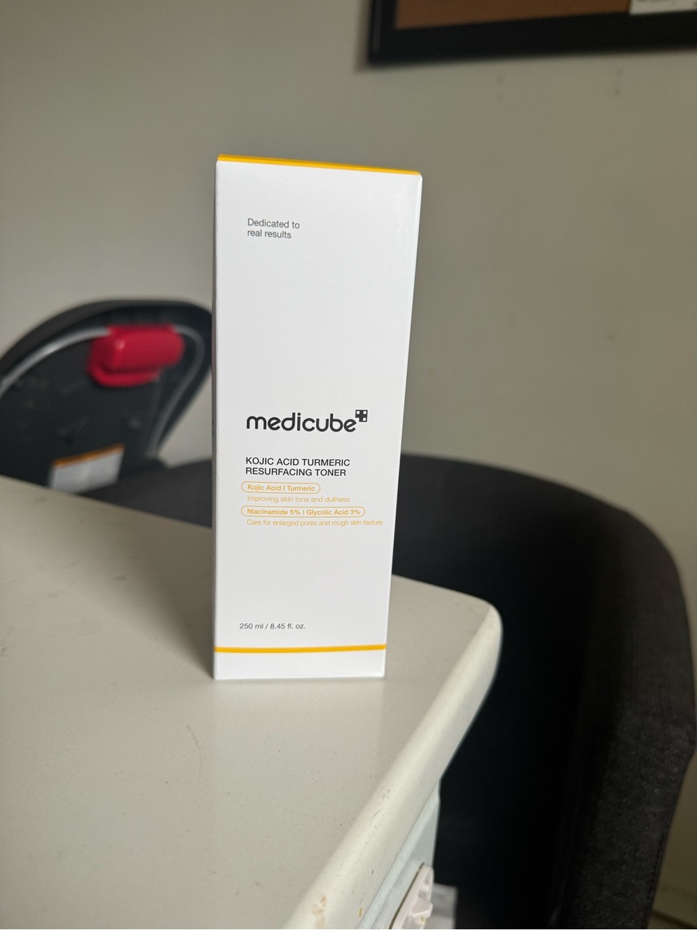 Medicube Kojic Acid Turmeric  - White & Yellow Bottle Box
